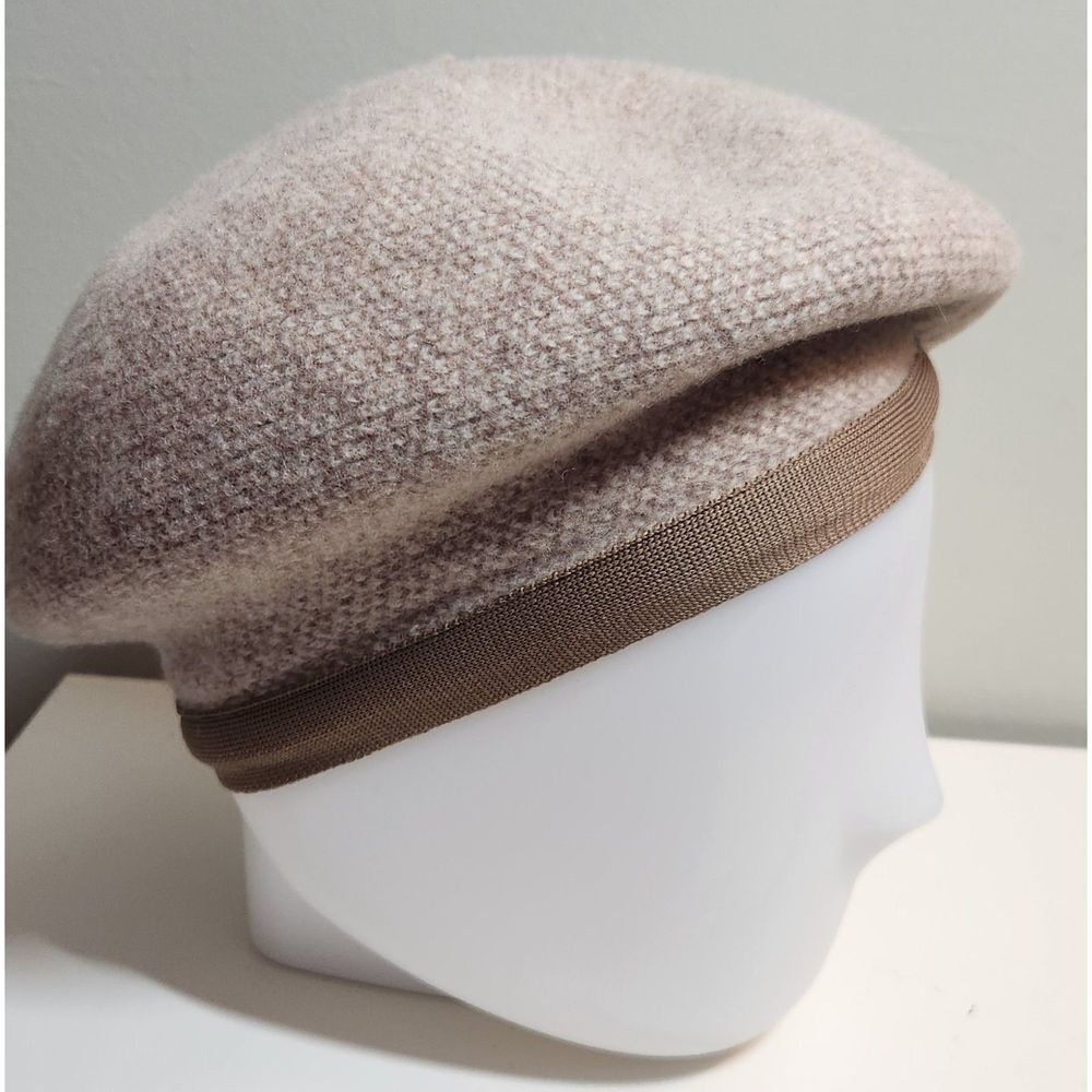 Scala Beige Wool Beret